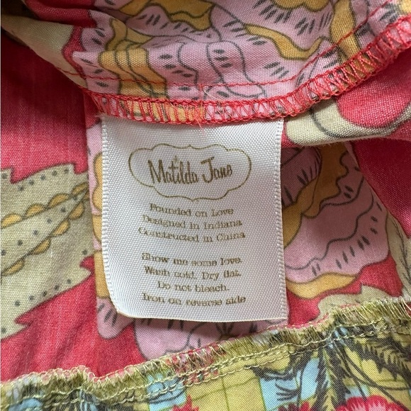 Matilda Jane Serendipity Tomato Peasant Fiona Floral Top Sept 2011 size 18 month - Picture 10 of 10